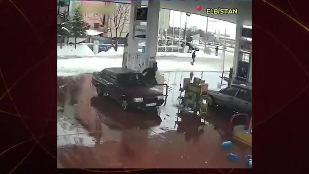 Asrın felaketini gösteren en net kare! Elbistan’da yaşanan panik anı