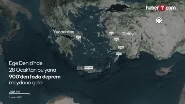 Ege’de korkutan depremler… 2 saat içerisinde 7 sarsıntı!