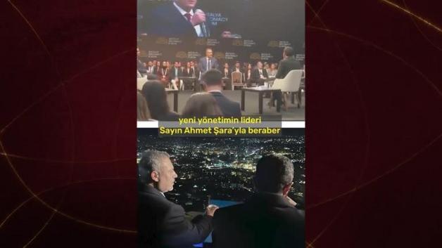 Dışişleri Bakanı Hakan Fidan Şara ile ilgili hatırasını anlattı