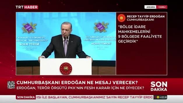 Başkan Erdoğan: “Kendini yasadan üstün görenlerin tepelerine binmeye devam edeceğiz”