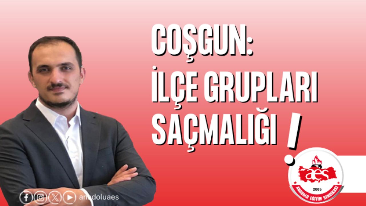 İlçe Grupları Saçmalığı! İlçe Grupları Saçmalığı!