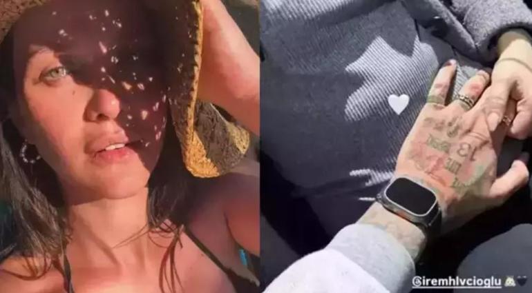 İrem Helvacıoğlu ve bebeği Sora'dan ilk fotoğraf İrem Helvacıoğlu ve bebeği Sora'dan ilk fotoğraf