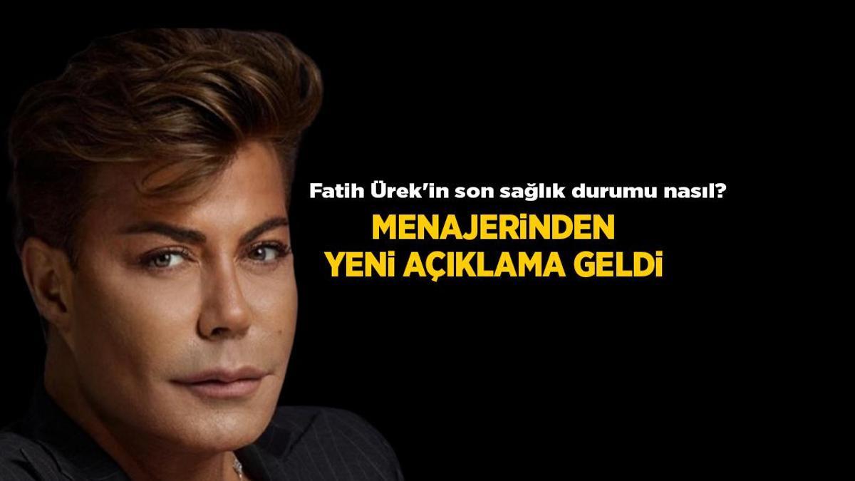Son Dakika: Entübe edilmişti! Fatih Ürek’in son sağlık durumu nasıl? Menajerinden yeni açıklama Son Dakika: Entübe edilmişti! Fatih Ürek’in son sağlık durumu nasıl? Menajerinden yeni açıklama