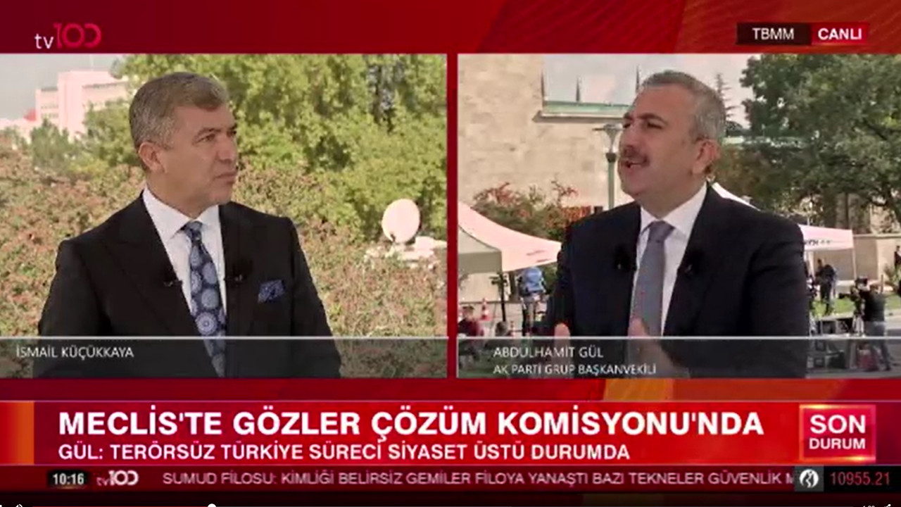 AKP’li Abdulhamit Gül’den tv100’de flaş açıklamalar: Özgür Bey kendi mahallesine yenik düştü AKP’li Abdulhamit Gül’den tv100’de flaş açıklamalar: Özgür Bey kendi mahallesine yenik düştü