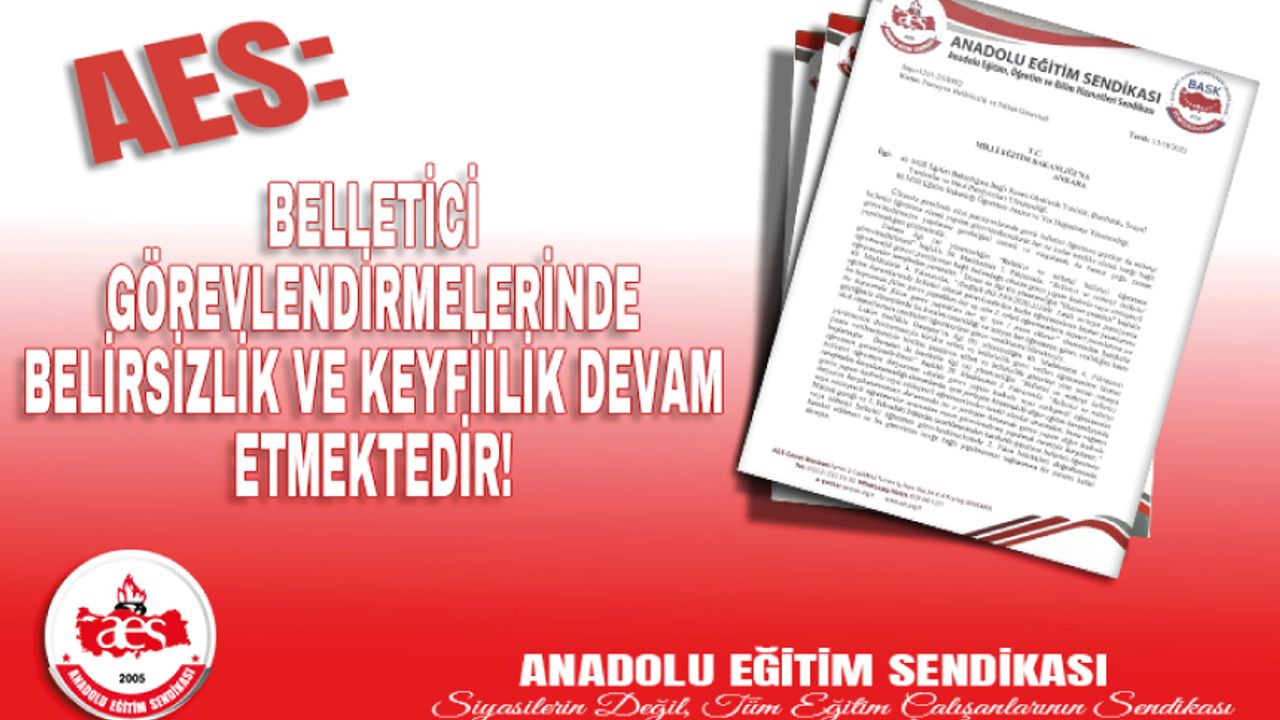 Belletici Görevlendirmelerinde Belirsizlik Ve Keyfiilik Devam Etmektedir! Belletici Görevlendirmelerinde Belirsizlik Ve Keyfiilik Devam Etmektedir!