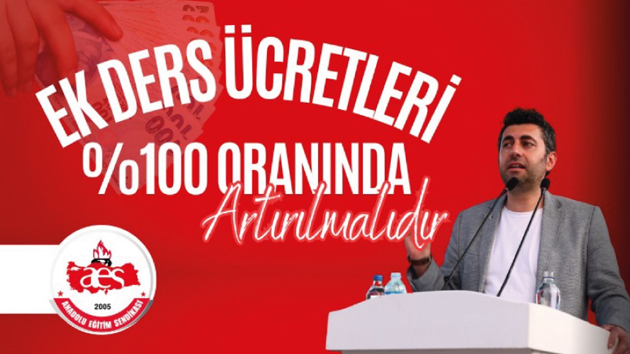 Ek Ders Ücretleri Yüzde 100 Oranında Artırılmalıdır Ek Ders Ücretleri Yüzde 100 Oranında Artırılmalıdır