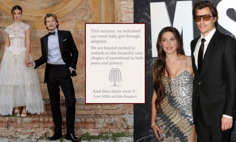 Millie Bobby Brown ve Jake Bongiovi evlat edindi Millie Bobby Brown ve Jake Bongiovi evlat edindi